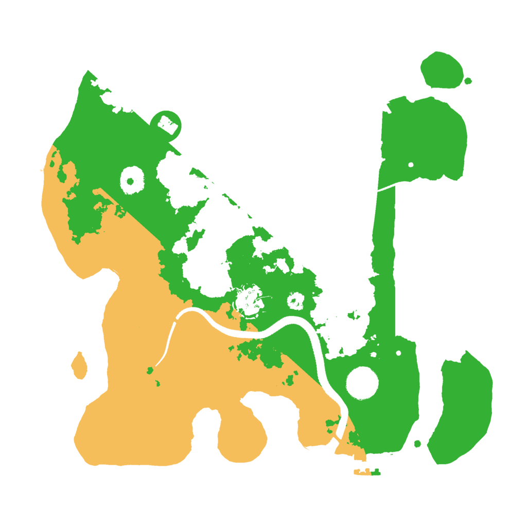 Biome Rust Map: Procedural Map, Size: 3000, Seed: 31898