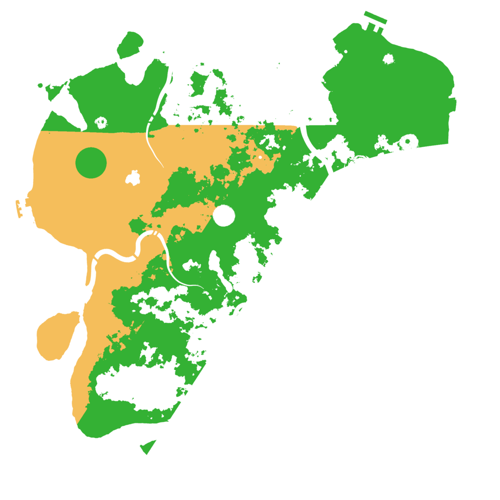 Biome Rust Map: Procedural Map, Size: 4250, Seed: 616