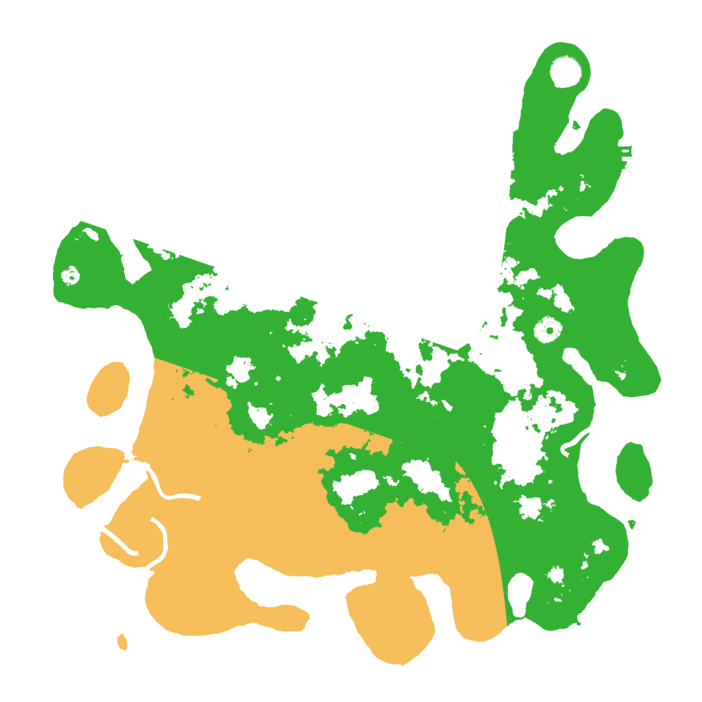 Biome Rust Map: Procedural Map, Size: 4000, Seed: 65889