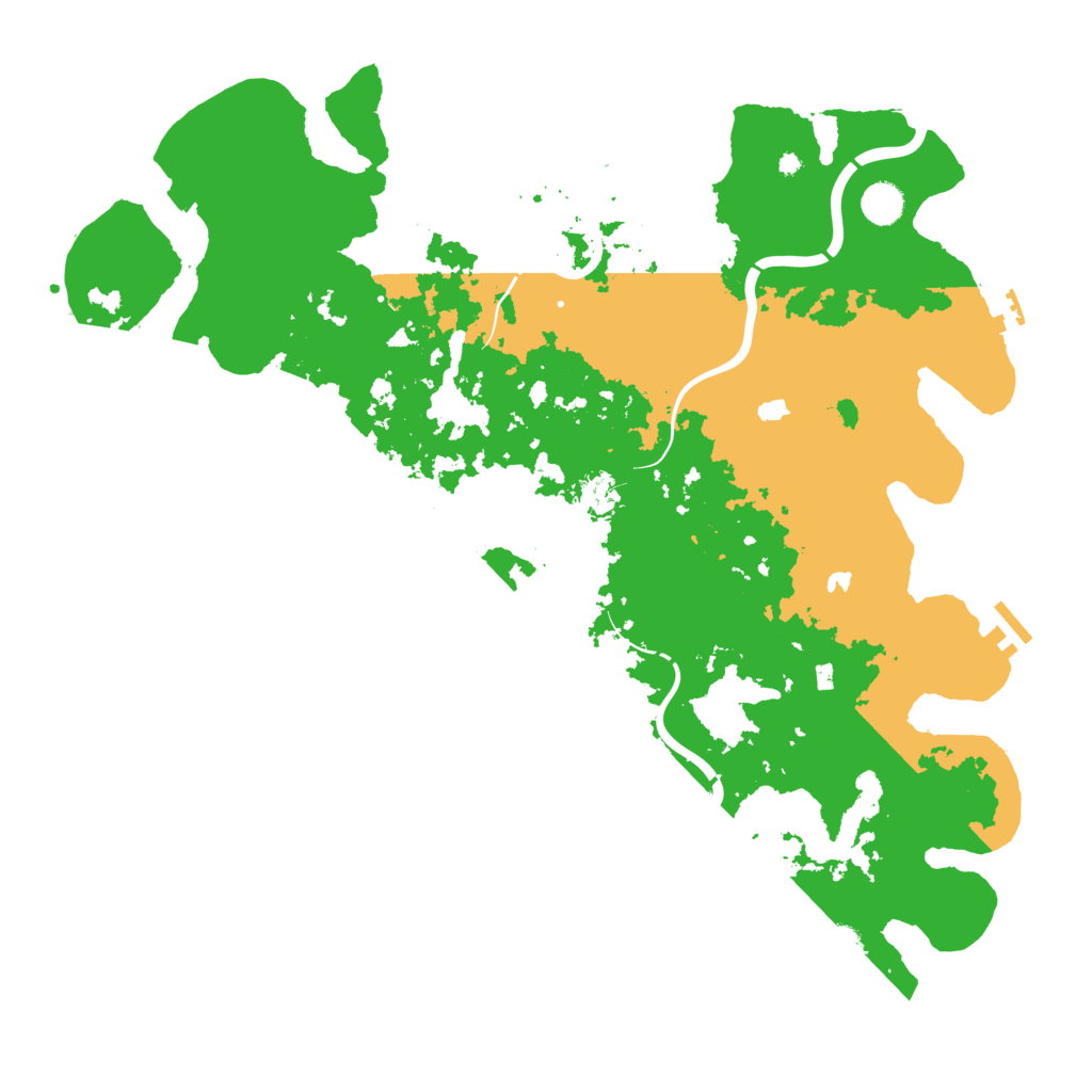 Biome Rust Map: Procedural Map, Size: 4500, Seed: 984611