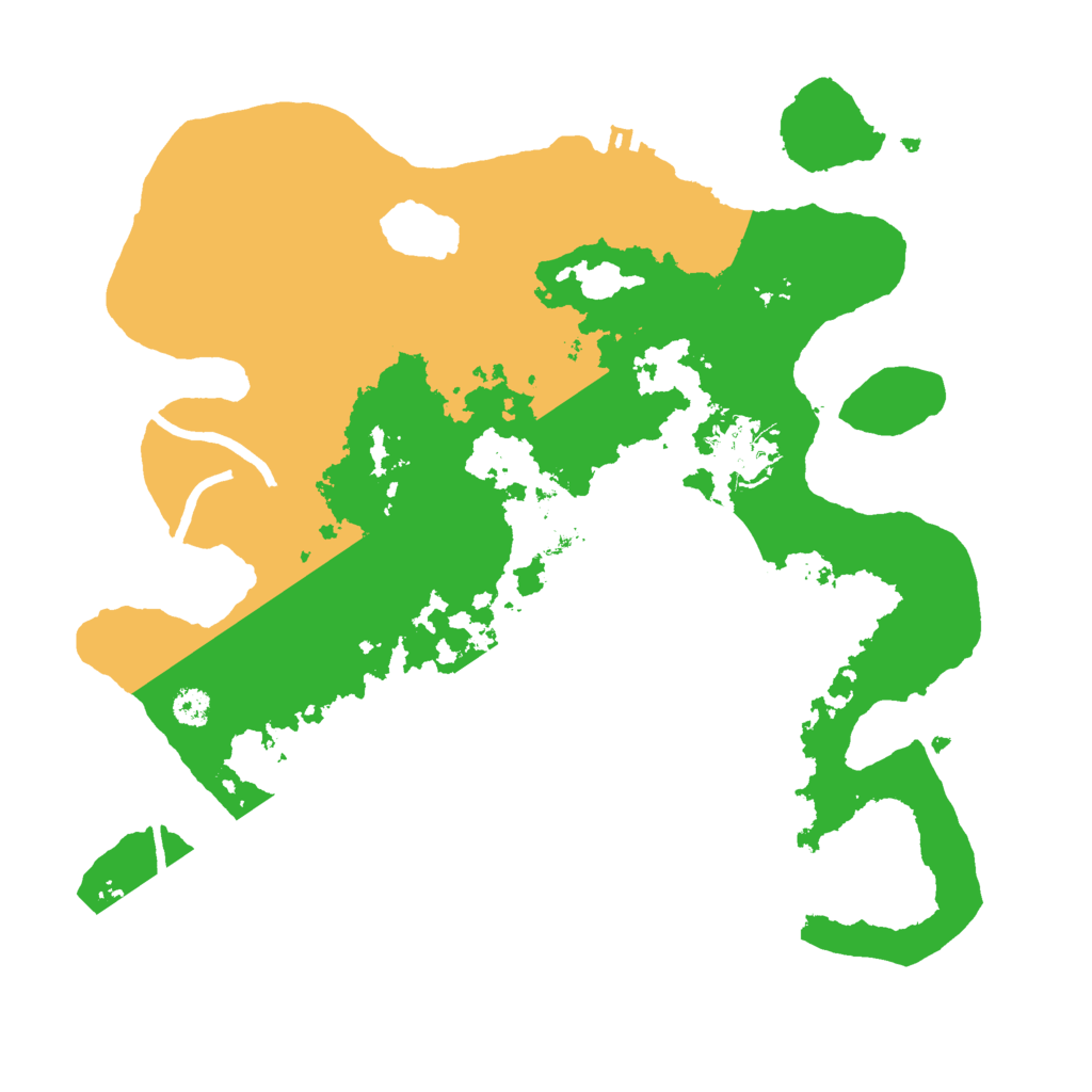 Biome Rust Map: Procedural Map, Size: 3000, Seed: 135745356