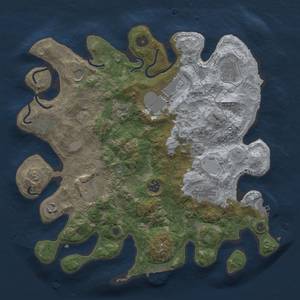 Thumbnail Rust Map: Procedural Map, Size: 3700, Seed: 326355085, 19 Monuments