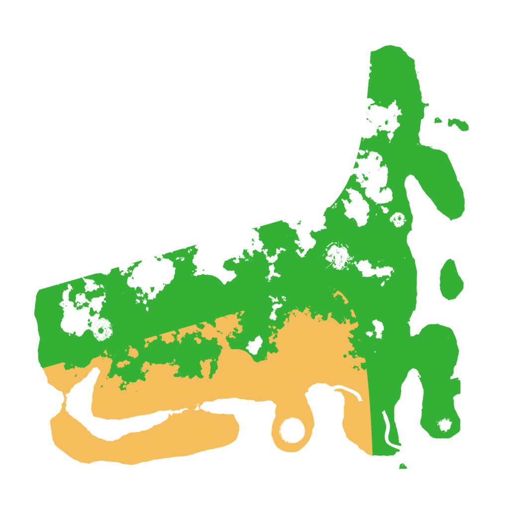 Biome Rust Map: Procedural Map, Size: 3600, Seed: 48