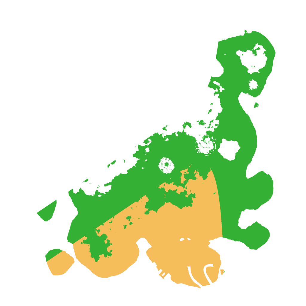 Biome Rust Map: Procedural Map, Size: 3000, Seed: 564126