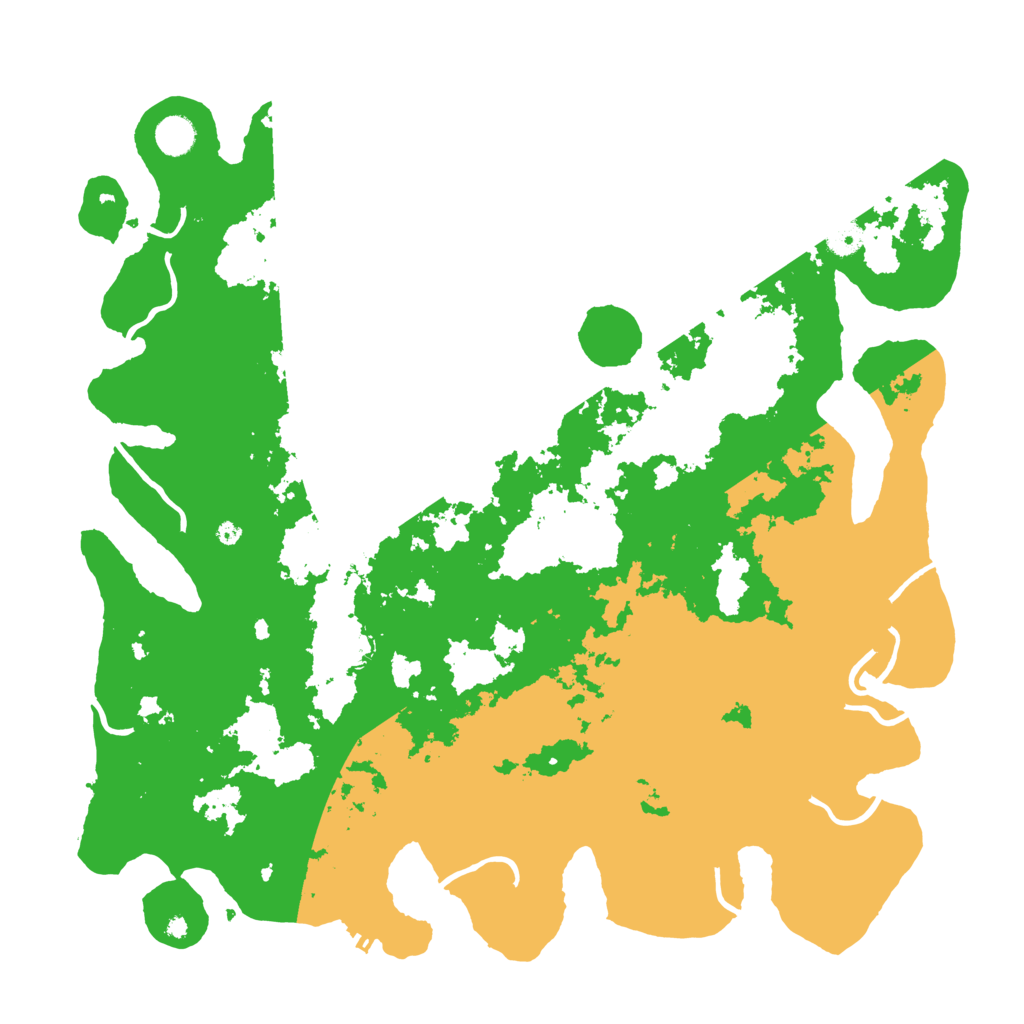 Biome Rust Map: Procedural Map, Size: 4500, Seed: 98506852