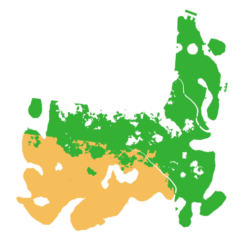 Biome Rust Map: Procedural Map, Size: 4000, Seed: 123039399