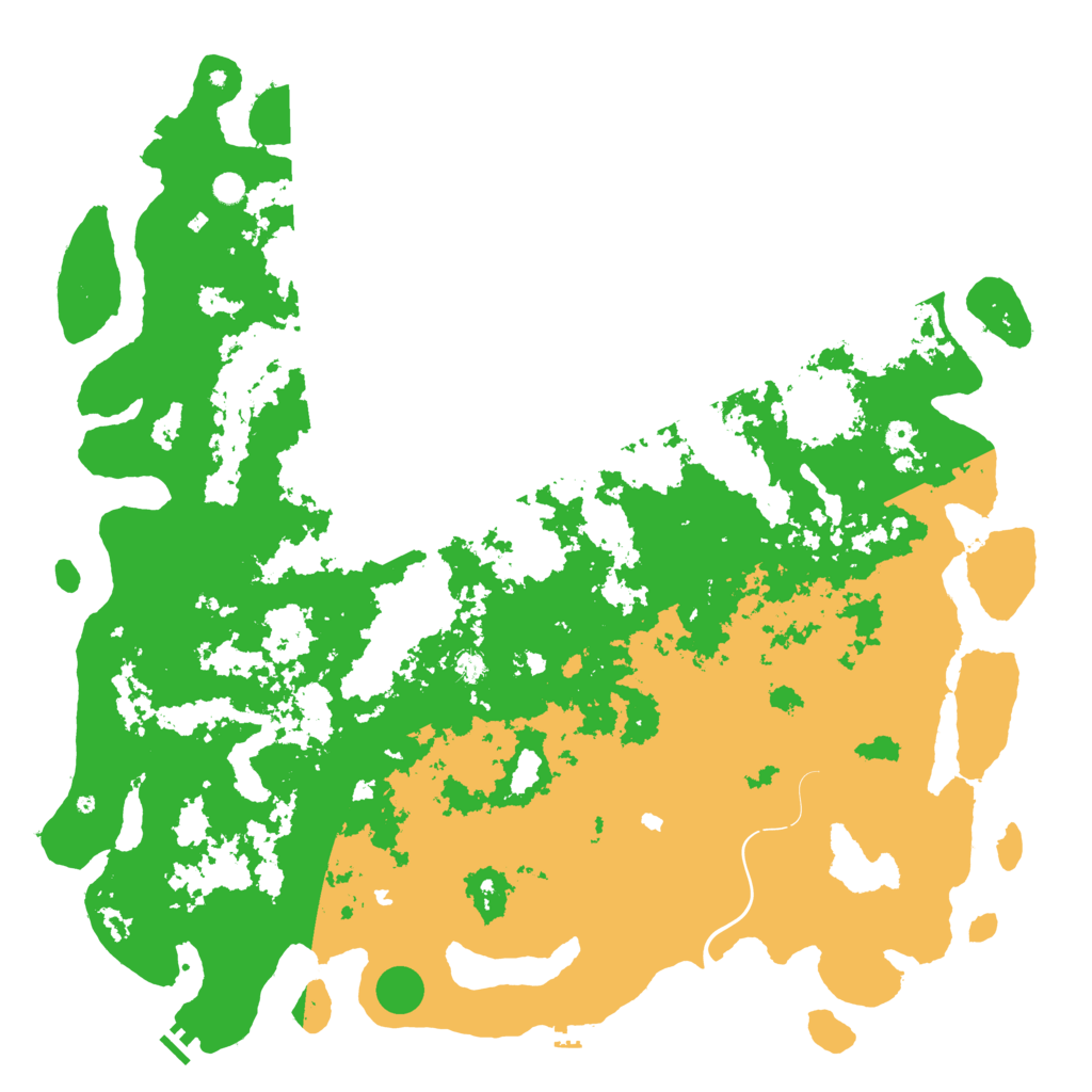 Biome Rust Map: Procedural Map, Size: 6000, Seed: 2467