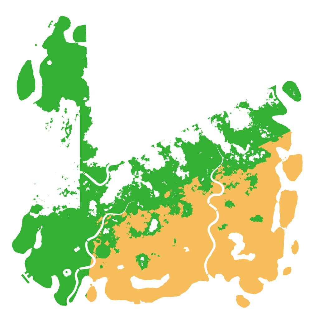 Biome Rust Map: Procedural Map, Size: 6000, Seed: 2467