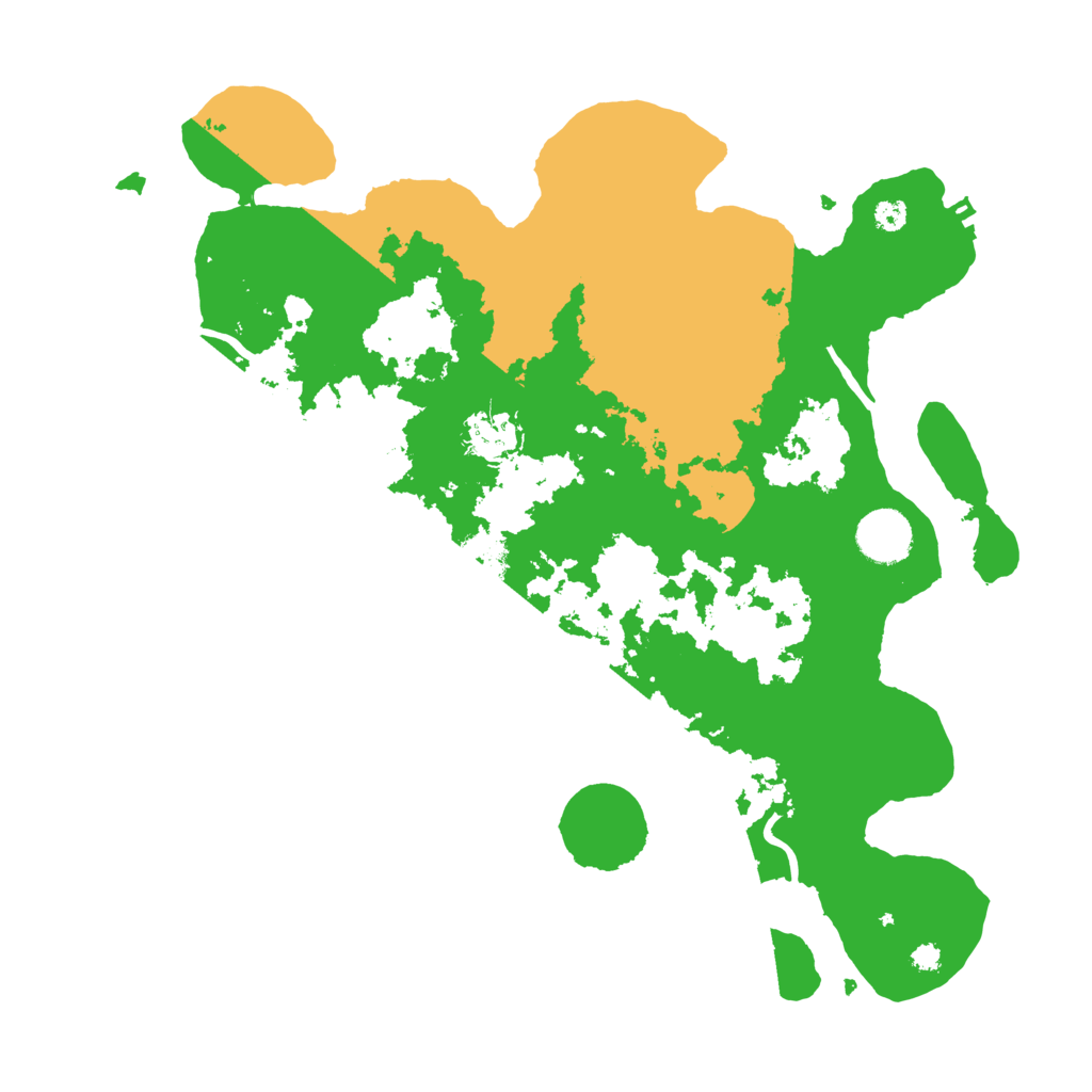 Biome Rust Map: Procedural Map, Size: 3500, Seed: 7531598