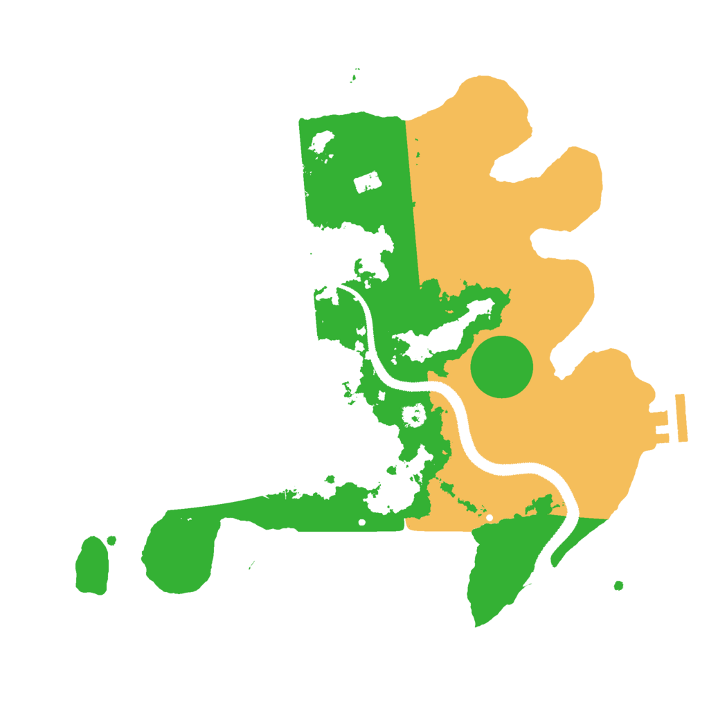 Biome Rust Map: Procedural Map, Size: 3000, Seed: 88337