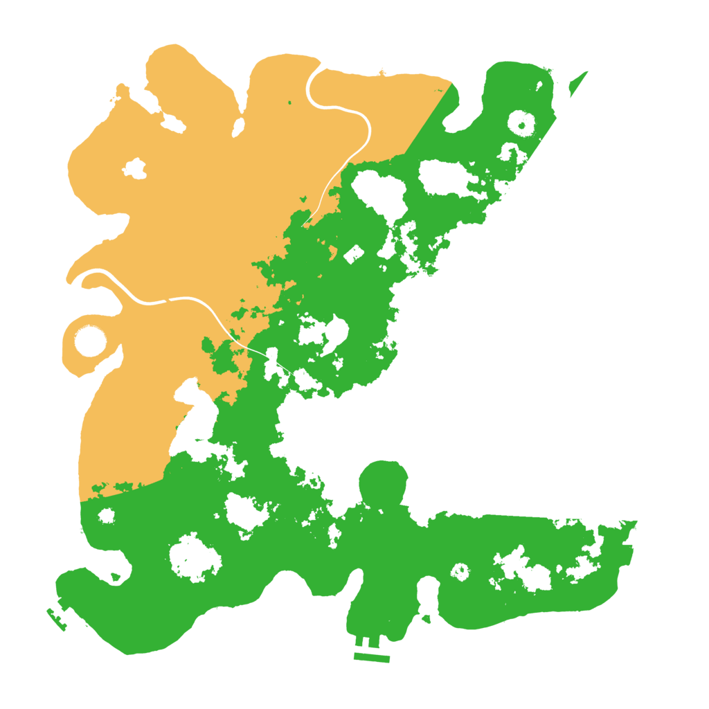 Biome Rust Map: Procedural Map, Size: 4000, Seed: 845305