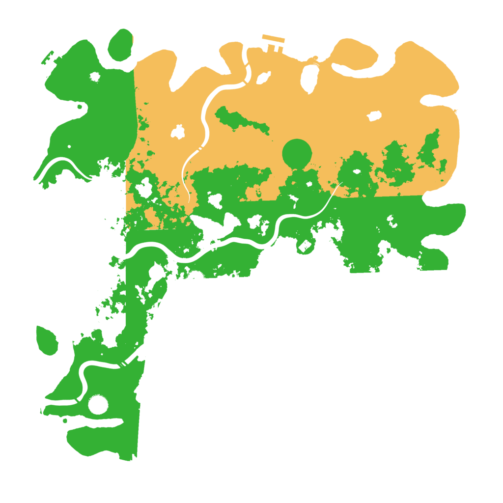Biome Rust Map: Procedural Map, Size: 4500, Seed: 248244420