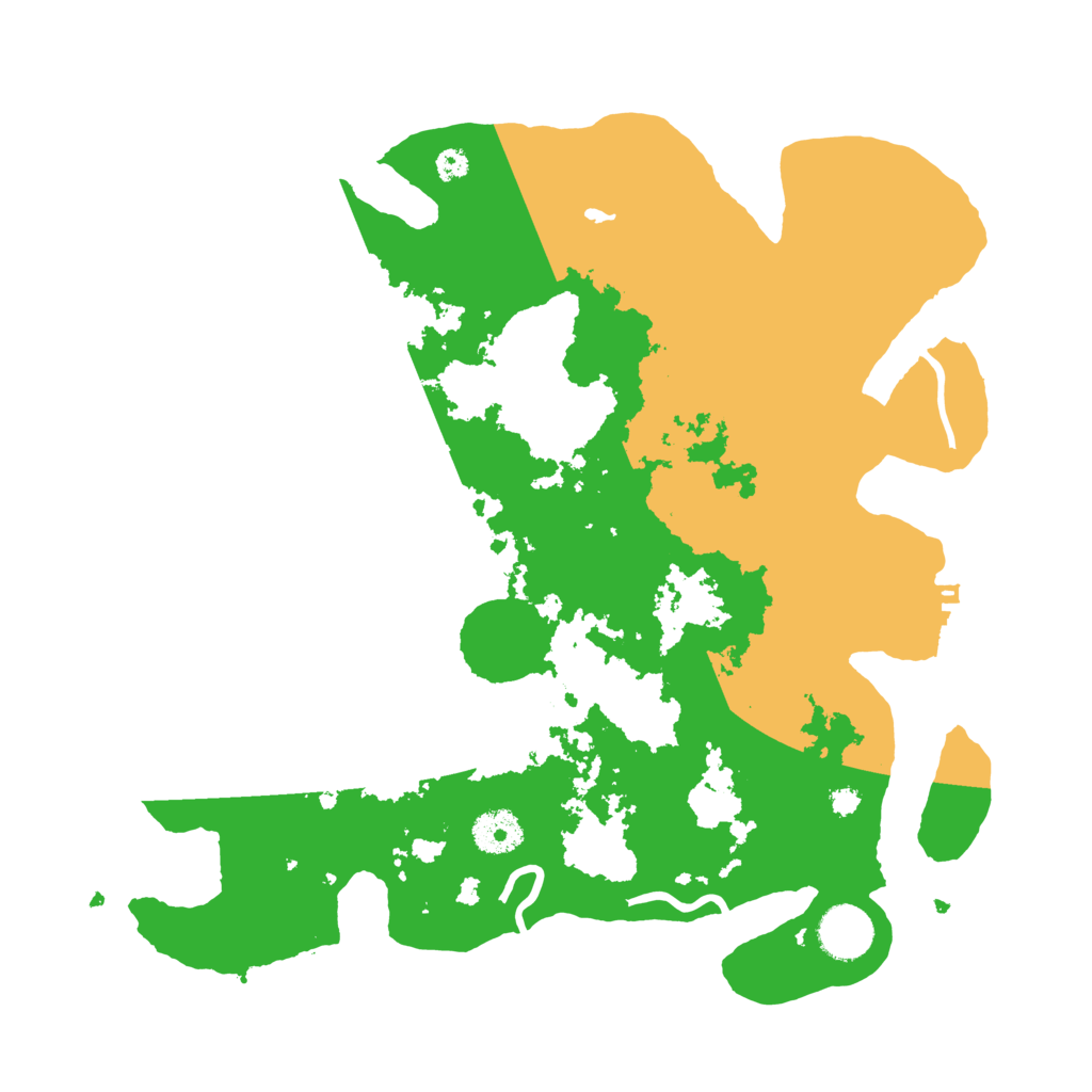 Biome Rust Map: Procedural Map, Size: 3500, Seed: 1326985911