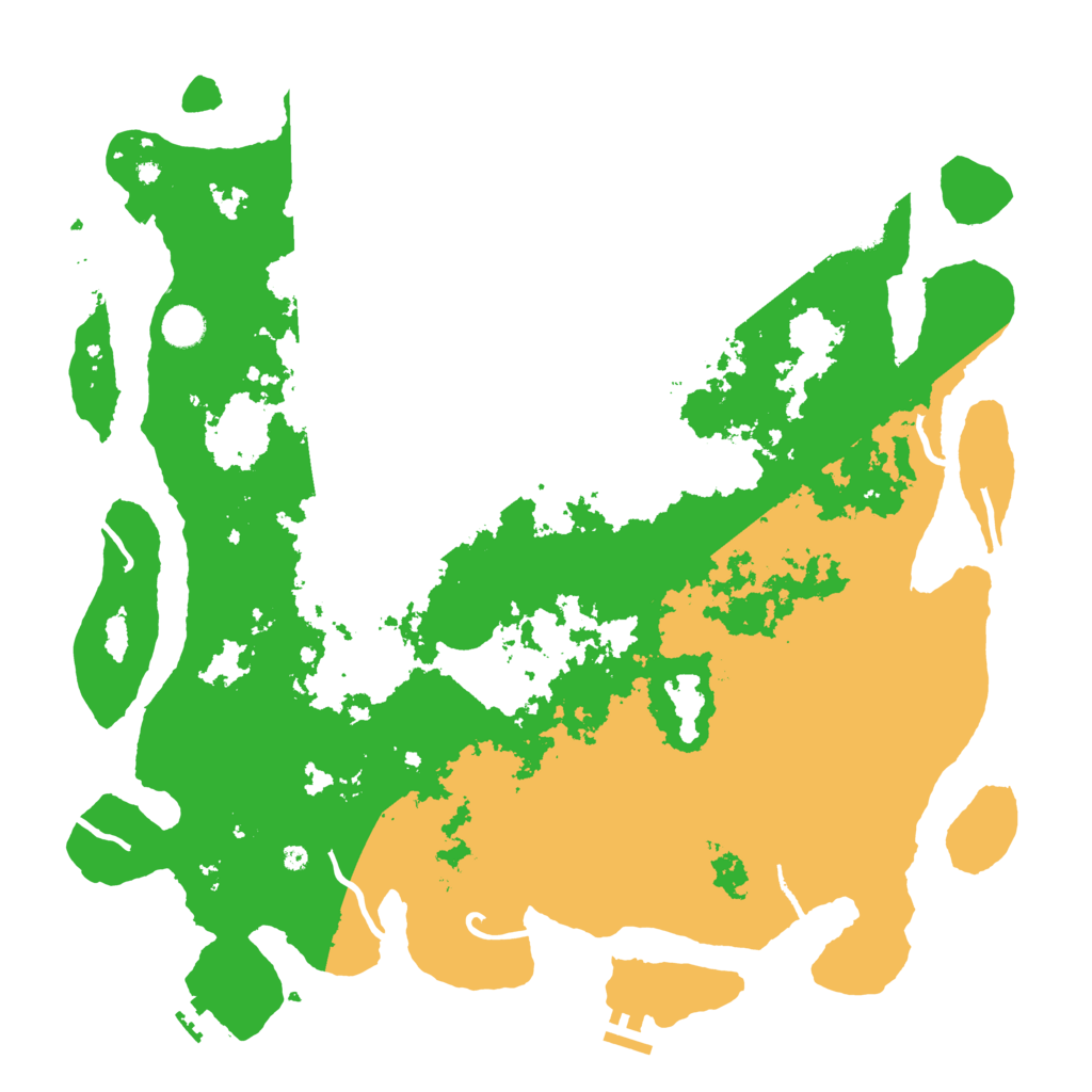 Biome Rust Map: Procedural Map, Size: 4500, Seed: 5646589