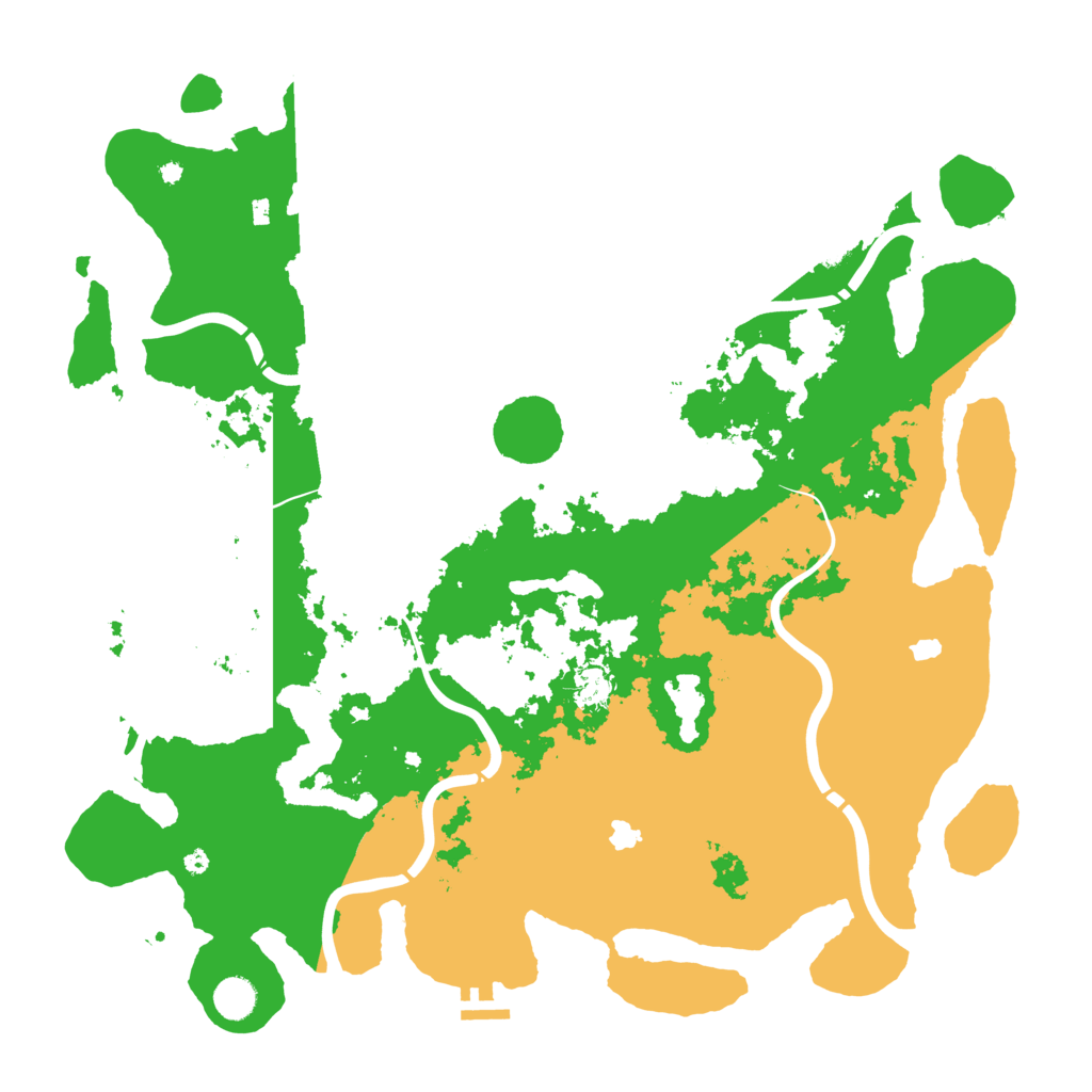 Biome Rust Map: Procedural Map, Size: 4500, Seed: 5646589