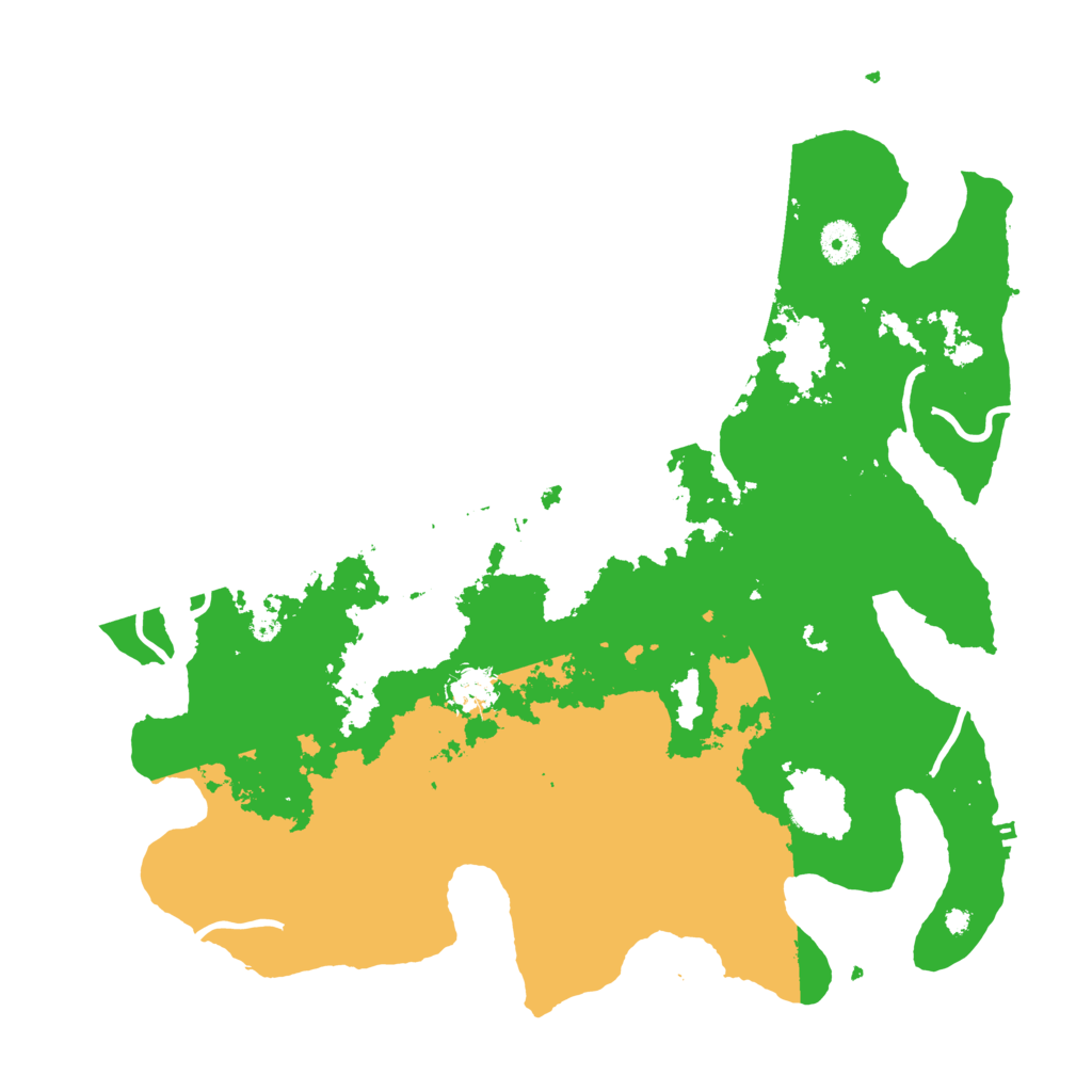 Biome Rust Map: Procedural Map, Size: 4000, Seed: 2445027