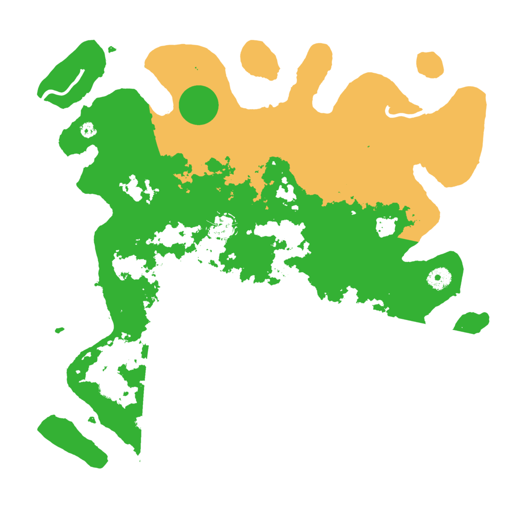 Biome Rust Map: Procedural Map, Size: 3500, Seed: 49275231