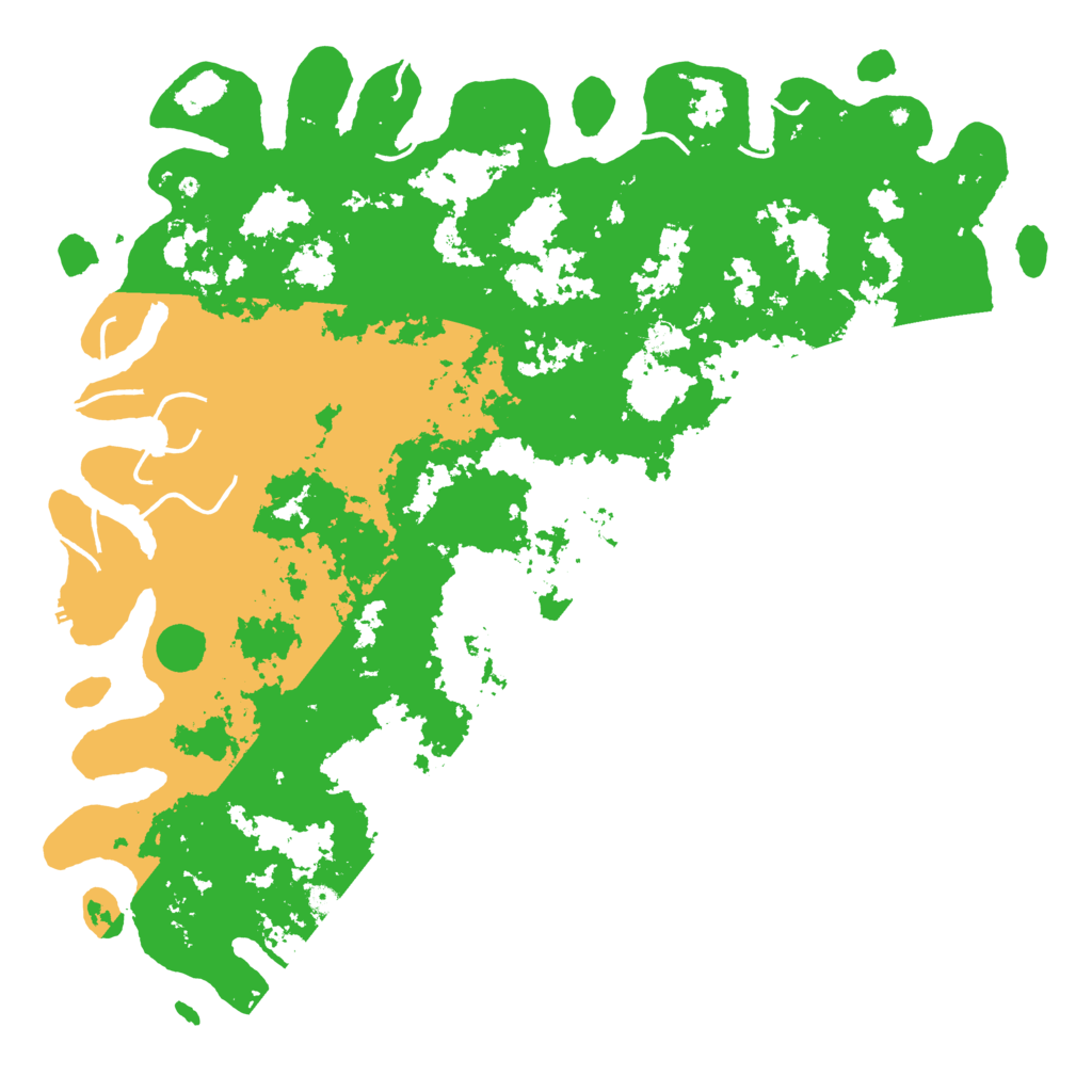 Biome Rust Map: Procedural Map, Size: 6000, Seed: 341375268