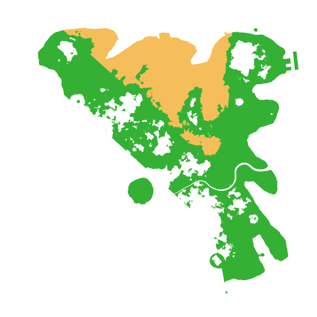 Biome Rust Map: Procedural Map, Size: 3500, Seed: 1374028305