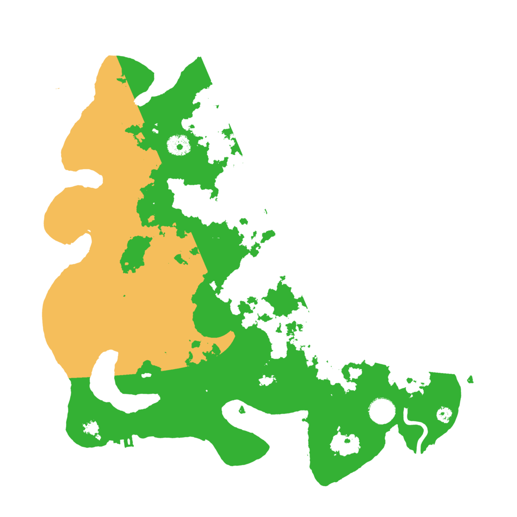 Biome Rust Map: Procedural Map, Size: 3500, Seed: 1141609948
