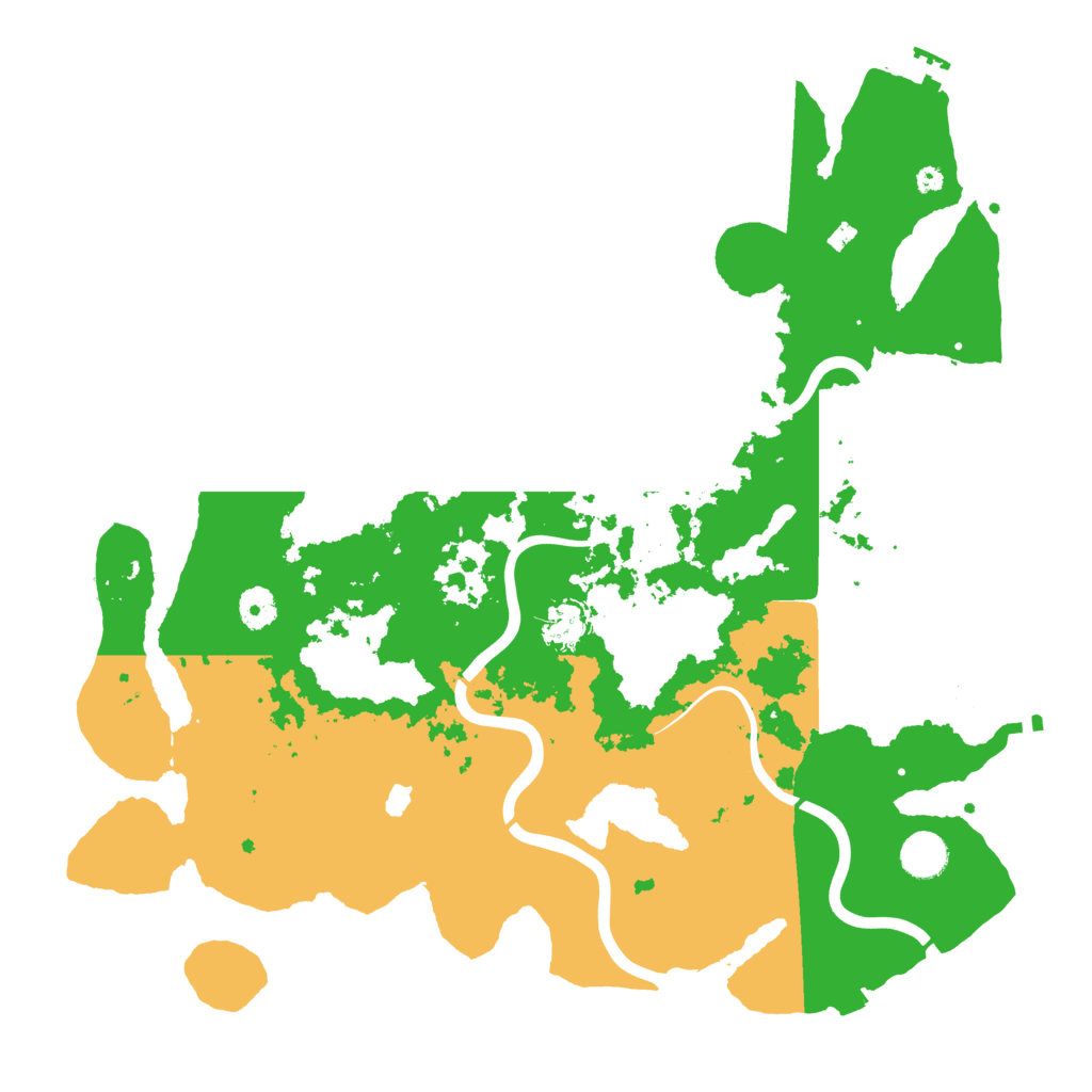 Biome Rust Map: Procedural Map, Size: 4125, Seed: 13511125
