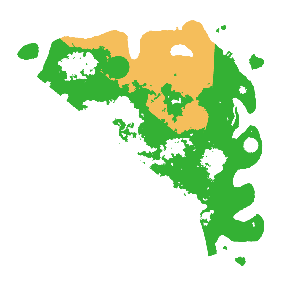 Biome Rust Map: Procedural Map, Size: 3500, Seed: 1101425740