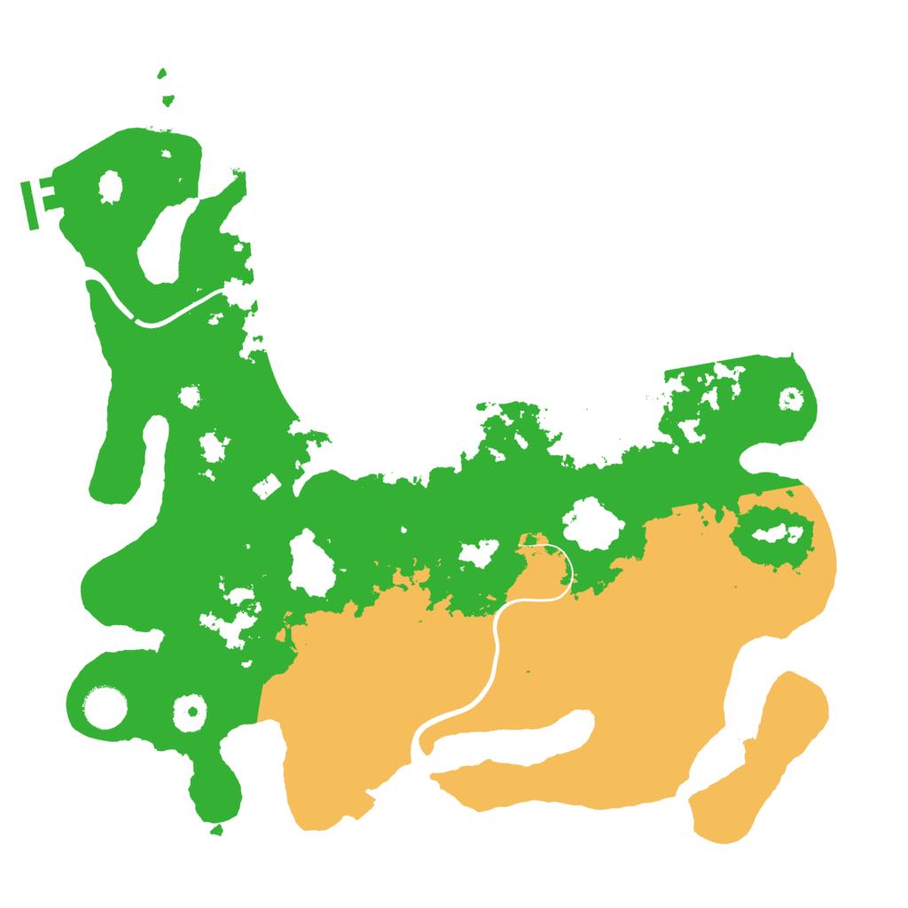 Biome Rust Map: Procedural Map, Size: 3750, Seed: 1392696238