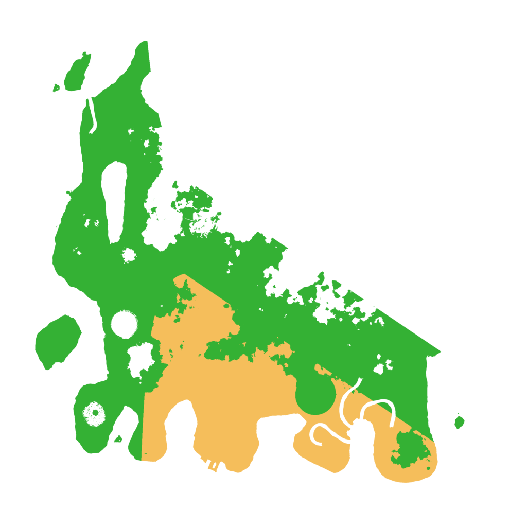 Biome Rust Map: Procedural Map, Size: 3500, Seed: 1144276107