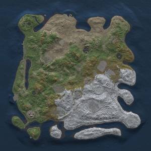 Thumbnail Rust Map: Procedural Map, Size: 3700, Seed: 937251994, 17 Monuments