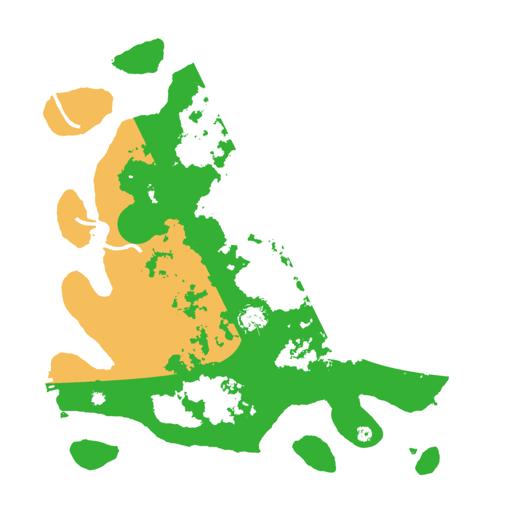 Biome Rust Map: Procedural Map, Size: 3500, Seed: 626839182
