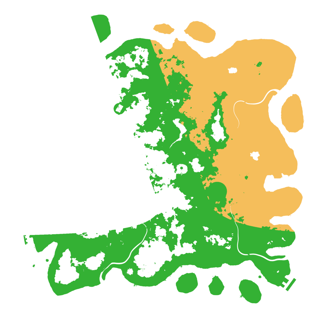 Biome Rust Map: Procedural Map, Size: 4500, Seed: 1311733744