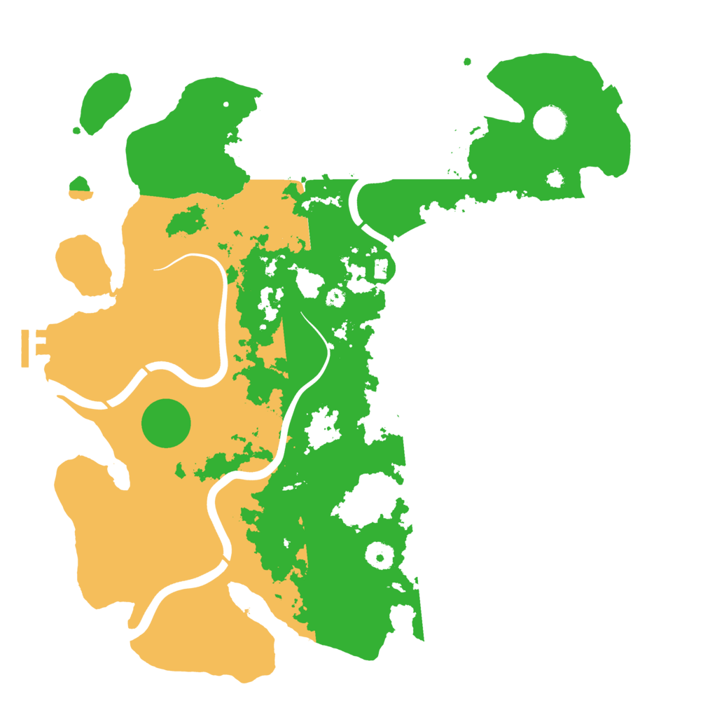 Biome Rust Map: Procedural Map, Size: 3850, Seed: 43564000