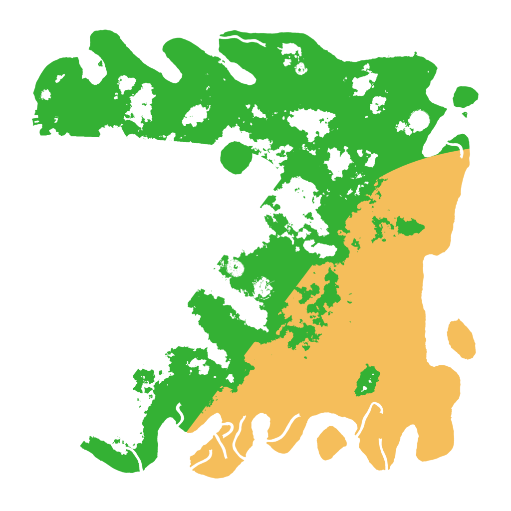 Biome Rust Map: Procedural Map, Size: 4500, Seed: 20174