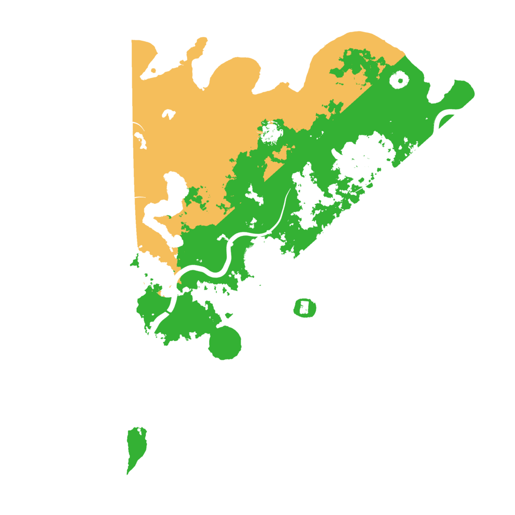 Biome Rust Map: Procedural Map, Size: 4300, Seed: 1098371637