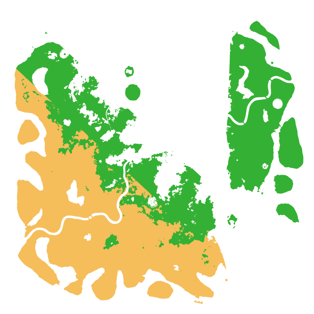 Biome Rust Map: Procedural Map, Size: 5500, Seed: 435626