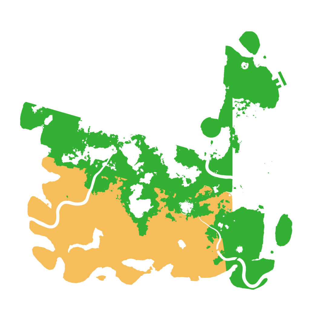 Biome Rust Map: Procedural Map, Size: 4250, Seed: 160675999