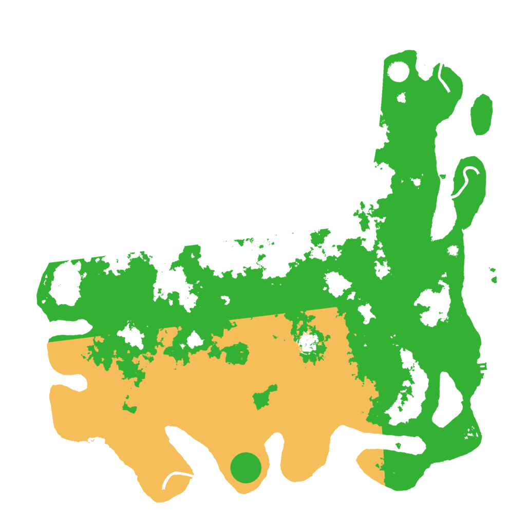 Biome Rust Map: Procedural Map, Size: 4500, Seed: 7401976