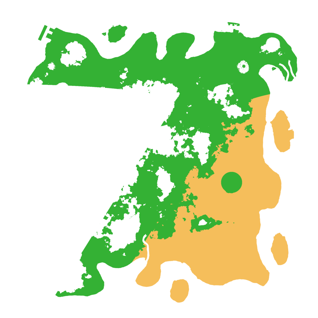 Biome Rust Map: Procedural Map, Size: 4000, Seed: 52413