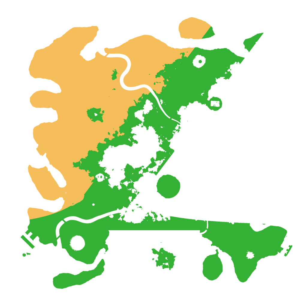 Biome Rust Map: Procedural Map, Size: 3700, Seed: 1788627936