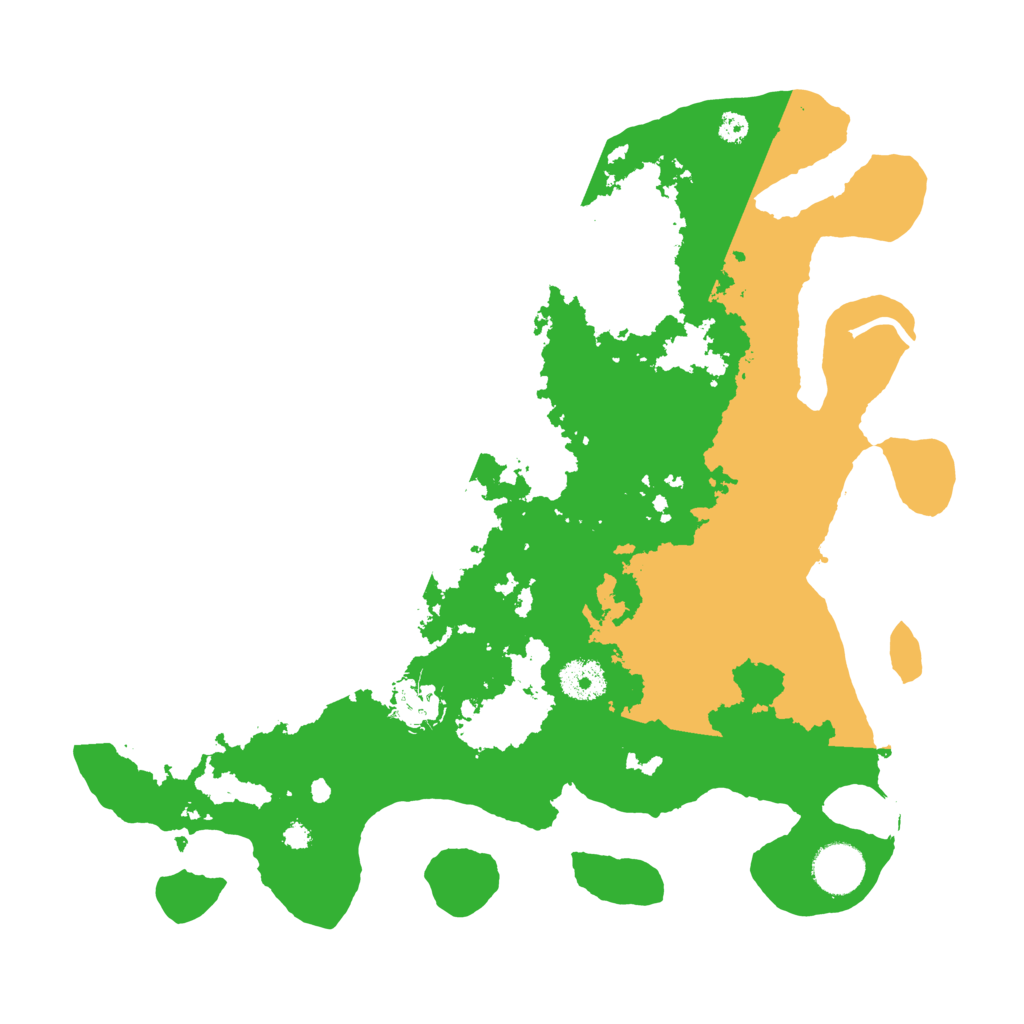 Biome Rust Map: Procedural Map, Size: 3500, Seed: 4420
