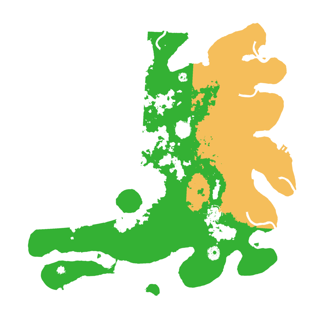 Biome Rust Map: Procedural Map, Size: 3500, Seed: 8109430