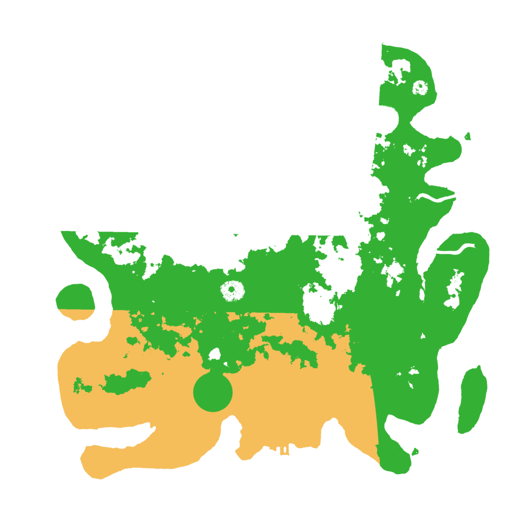 Biome Rust Map: Procedural Map, Size: 3500, Seed: 180