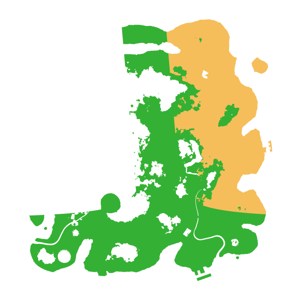 Biome Rust Map: Procedural Map, Size: 4000, Seed: 511429046