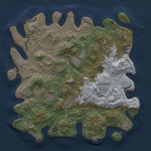 Thumbnail Rust Map: Procedural Map, Size: 4250, Seed: 1843063376, 19 Monuments