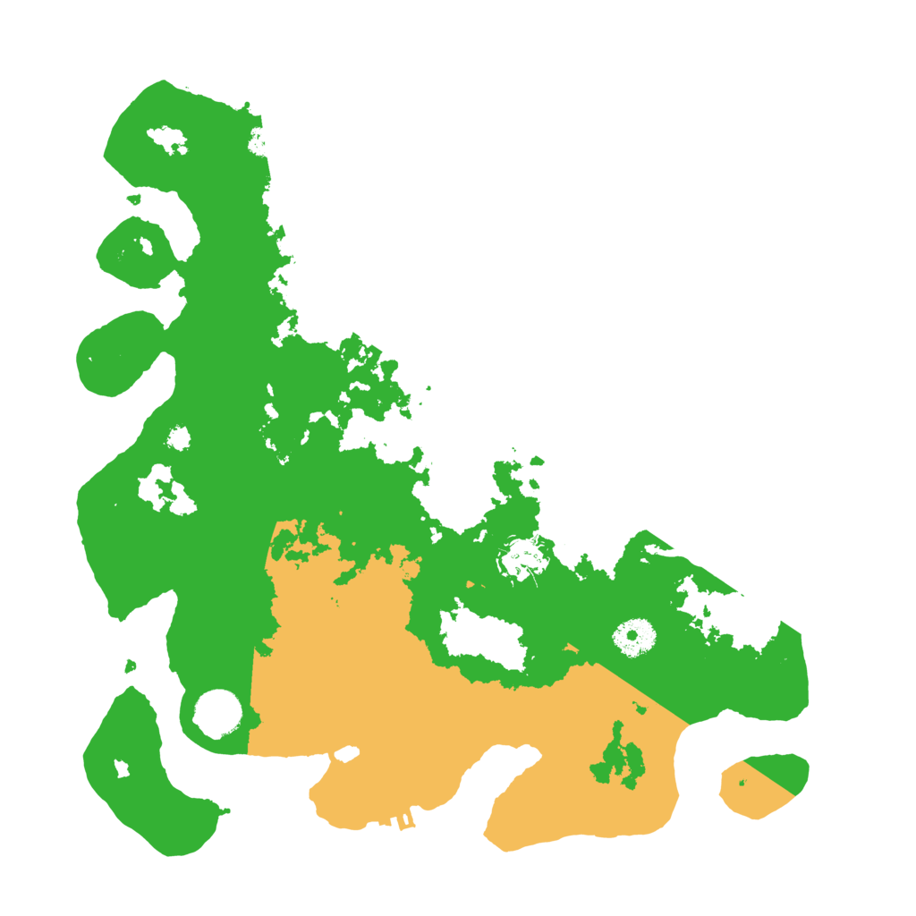 Biome Rust Map: Procedural Map, Size: 3500, Seed: 1080383066