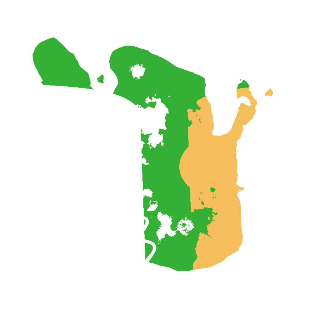 Biome Rust Map: Procedural Map, Size: 2000, Seed: 15082019