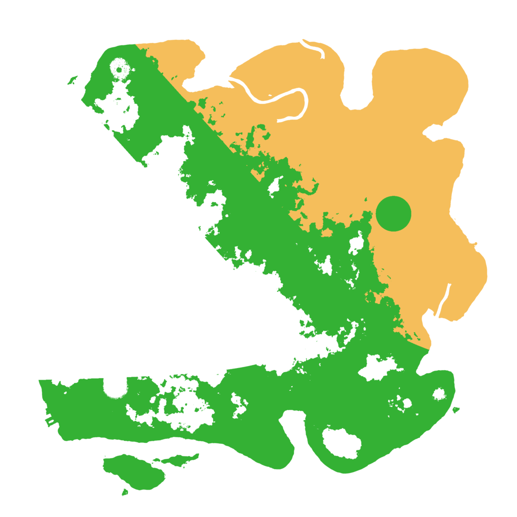 Biome Rust Map: Procedural Map, Size: 3850, Seed: 358901868