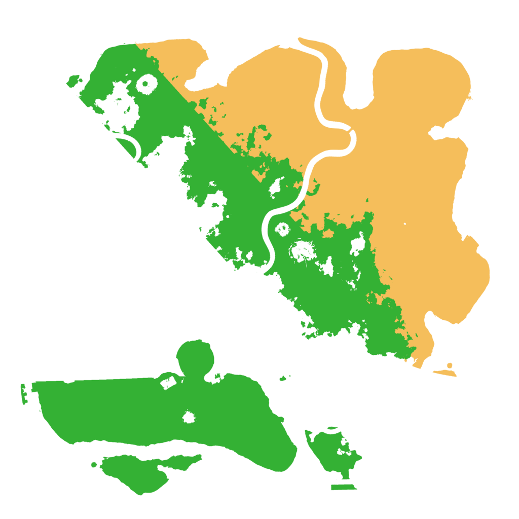 Biome Rust Map: Procedural Map, Size: 3850, Seed: 358901868
