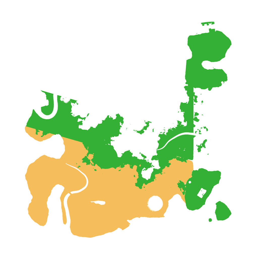 Biome Rust Map: Procedural Map, Size: 3000, Seed: 12000000
