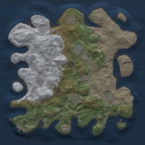 Thumbnail Rust Map: Procedural Map, Size: 3700, Seed: 1358125483, 18 Monuments